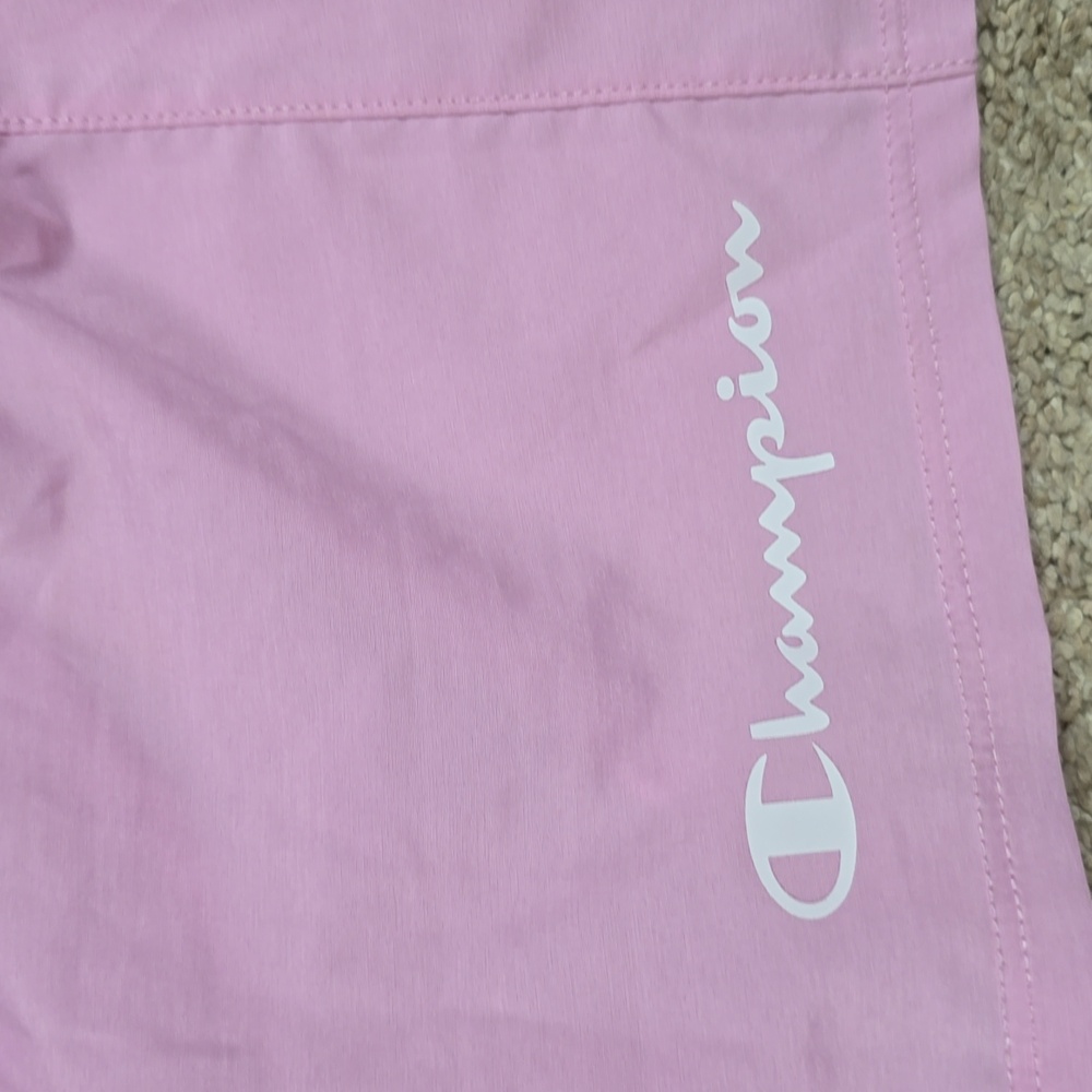 Champion Pink Athletic Shorts Lightweight Elastic Waist - Picture 3 of 4